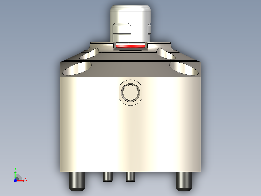 KOSMEKSFA2000-G0N-130多系列多零件图纸模型多系列多零件图纸模型前视图