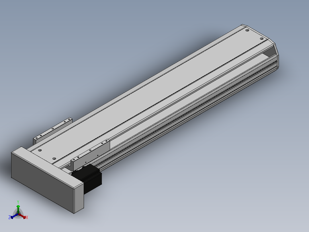 精密模组MY170-T10-650L-BL-P40B-C4-C正等轴测图