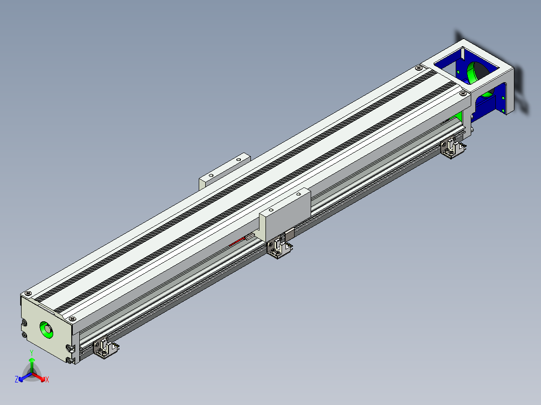 直线模组KKR86C-640A1-F0CS2_W设计图纸主视图