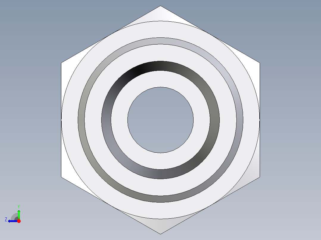 卡套式工业通用硬管接头EO_Swivel_connector_GAI12SRCFX右视图