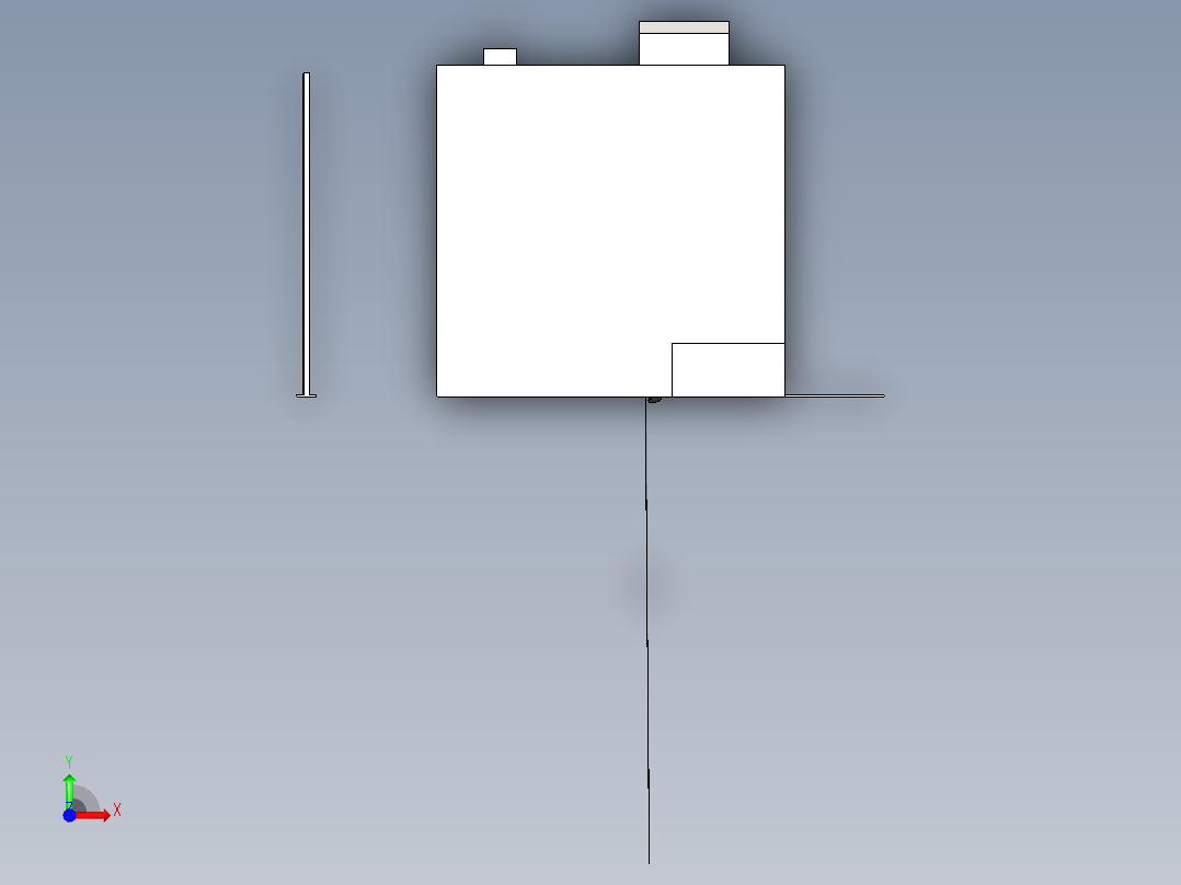机床加工检测打包流水线前视图