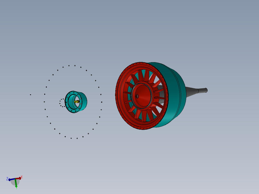 航空发动机(93)主视图