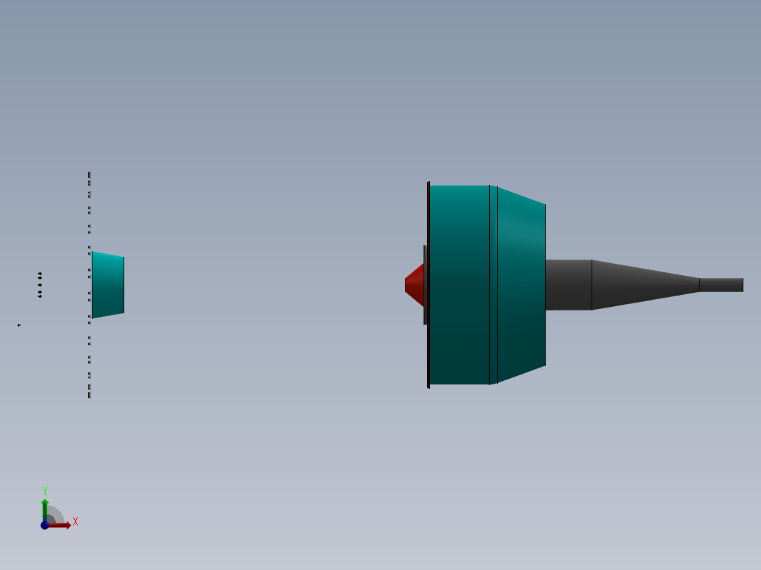 航空发动机(93)前视图