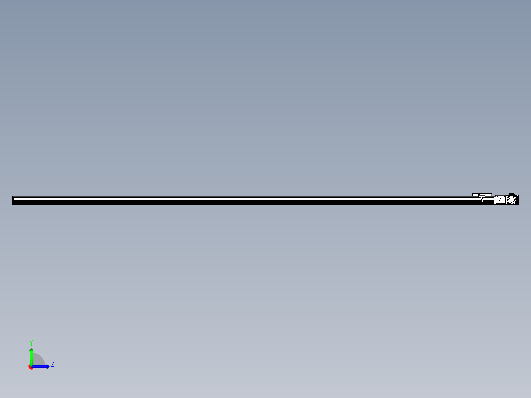 同步带全封闭直线模组TPA-HCB-105D-90-L3000-MR-Y-P20-N3左视图