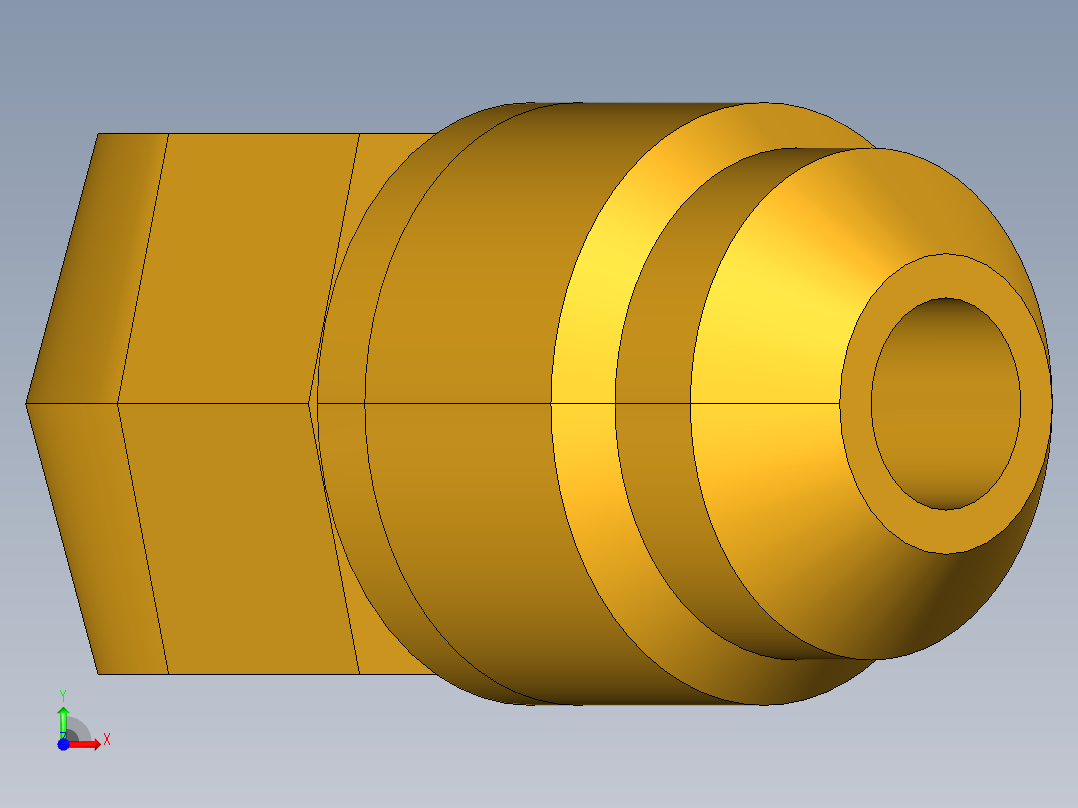 扩口式工业通用硬管接头45Deg Elbow 159F-6-2前视图