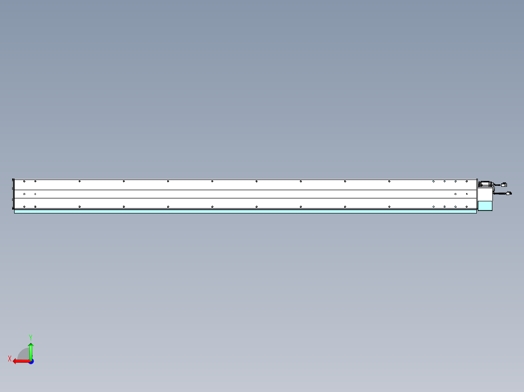 威洛博VBF同步带传动一般环境VBF14-L45-S1800-BLU-ZP40-C3后视图