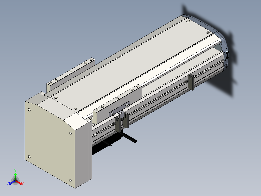 Toyo东佑达直线模组-ETH17-250-BM-M75主视图