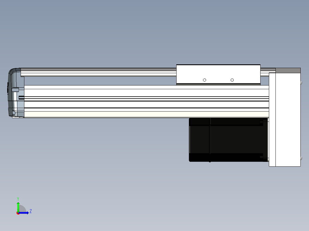 Toyo东佑达直线模组-ETH17-250-BM-M75左视图