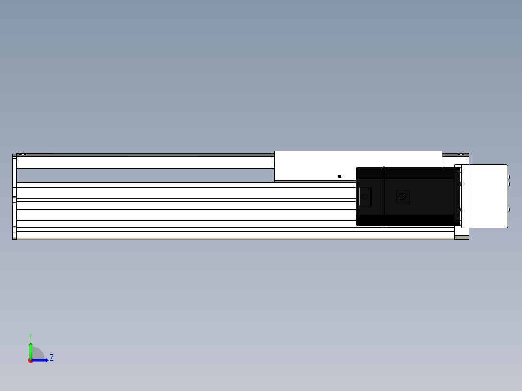 Toyo东佑达直线模组-ETH22-300-BR-750W左视图