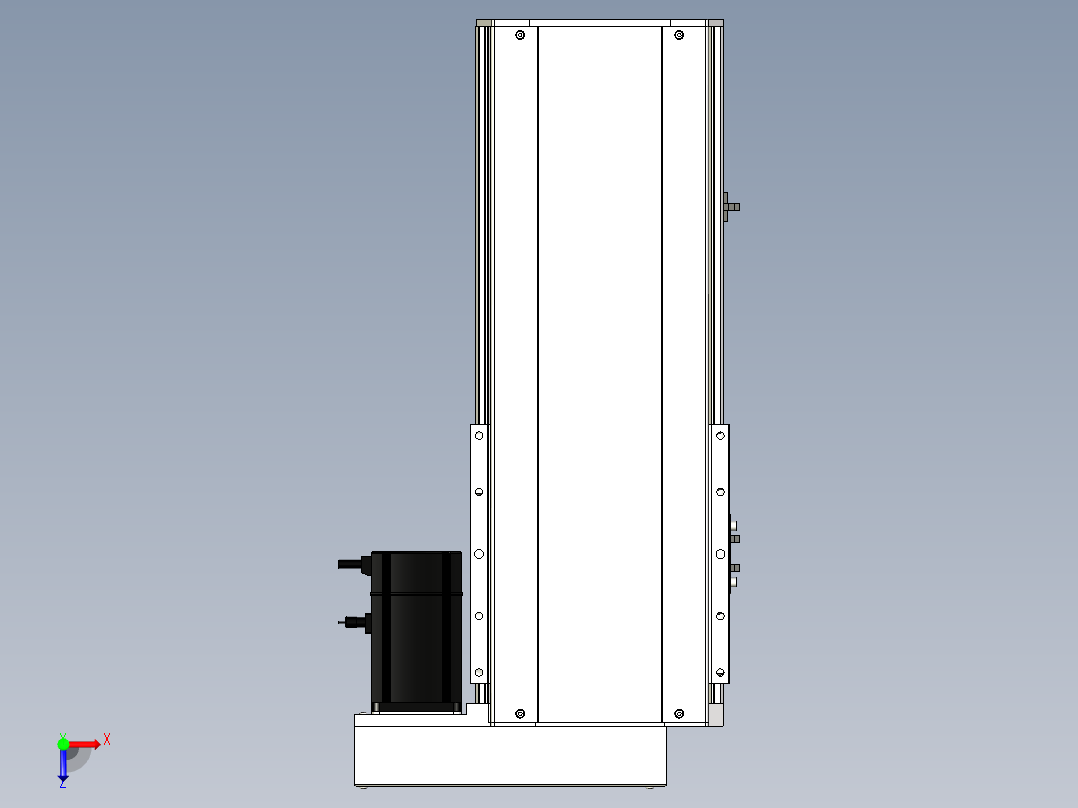 Toyo东佑达直线模组-ETH22-300-BR-750W俯视图