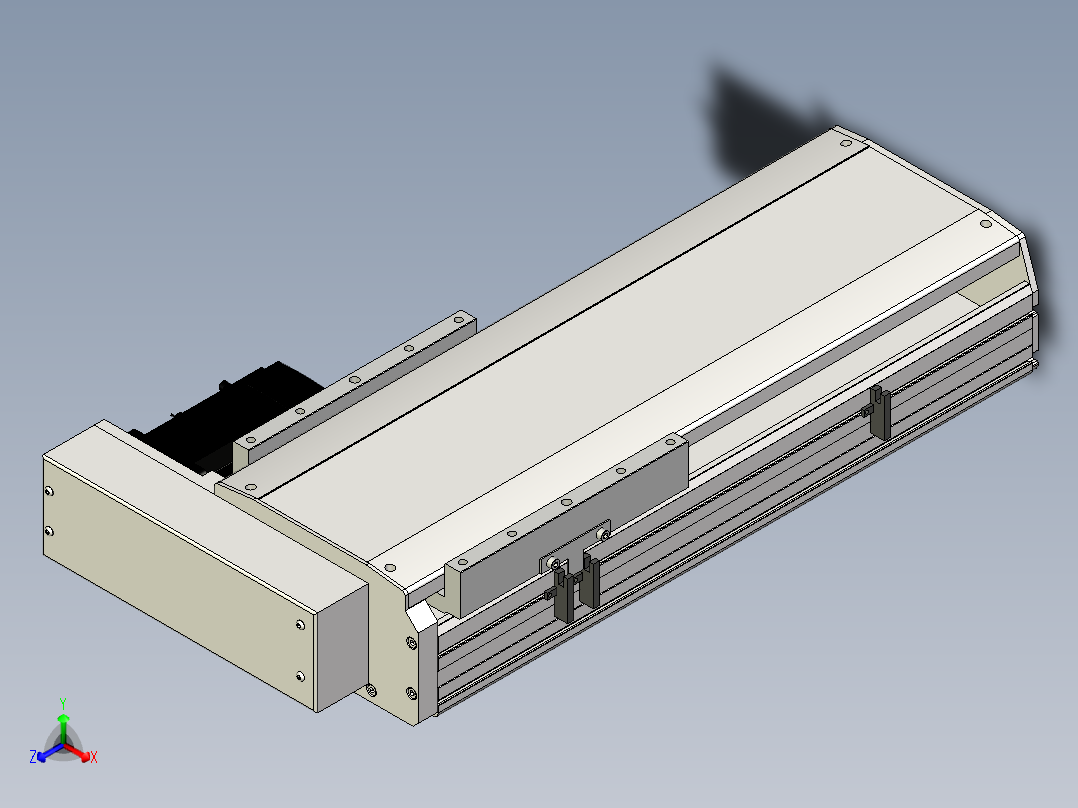 Toyo东佑达直线模组-ETH22-300-BR-750W正等轴测图