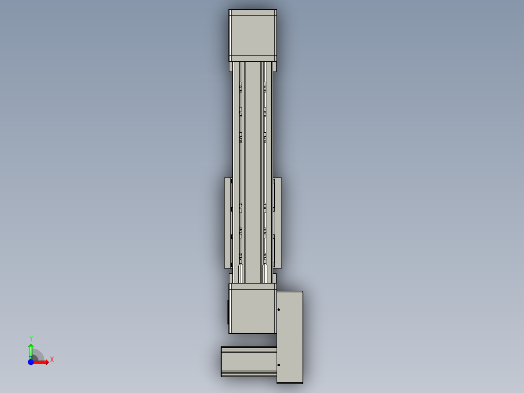 欧规系列-GB8-L96-S200-BR-P40-MS3前视图