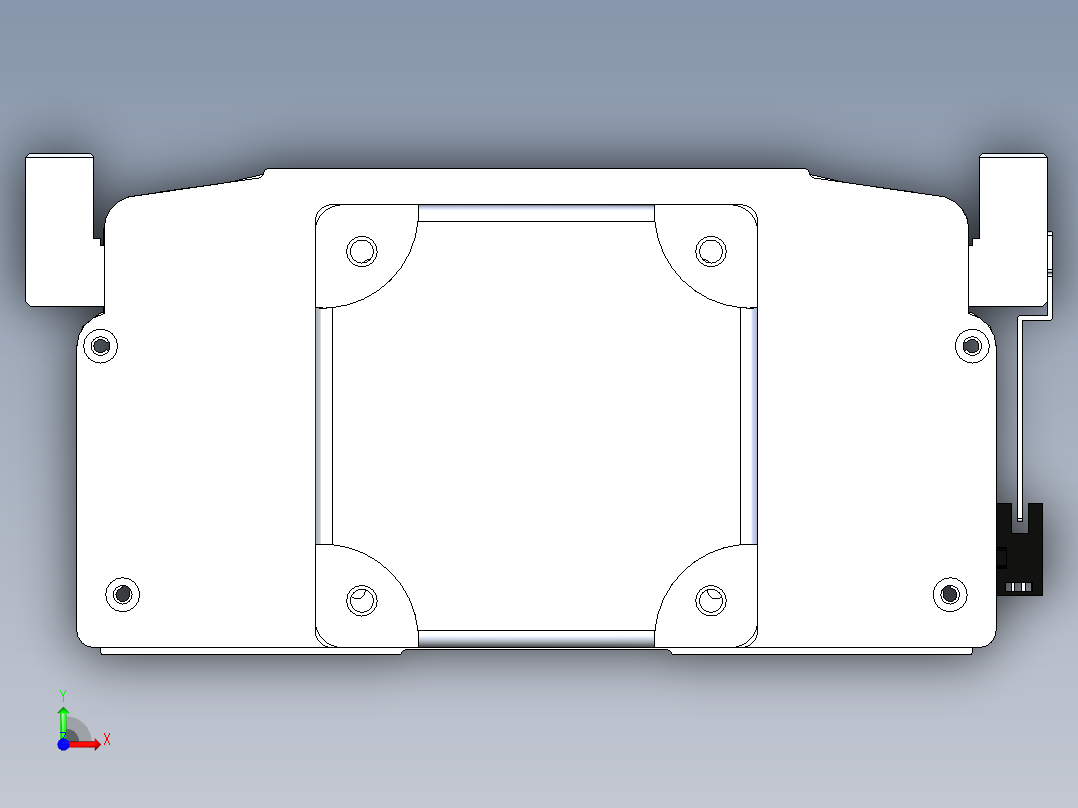 东锦丝杆传动-直线滑台模组DH270-C-L10-S700-BC-T1000W-C3前视图