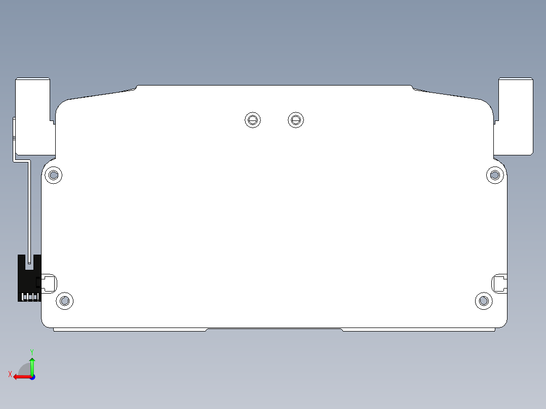 东锦丝杆传动-直线滑台模组DH270-C-L10-S700-BC-T1000W-C3后视图
