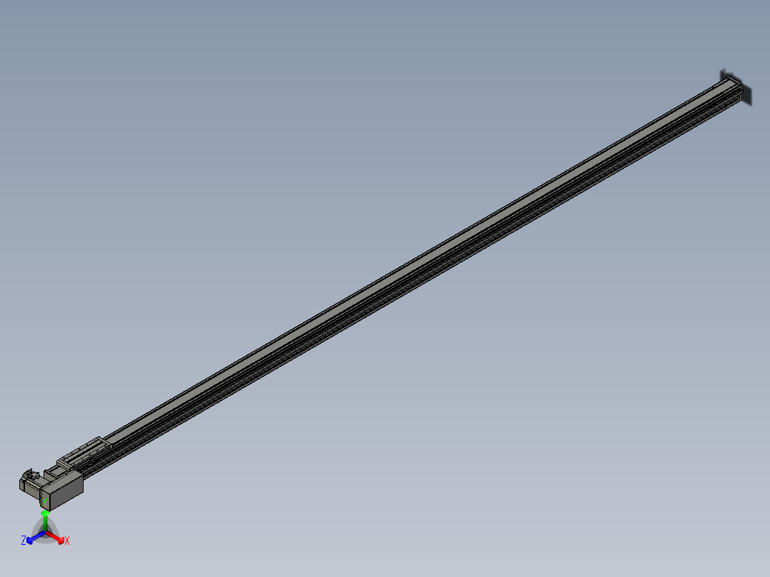 欧规系列-LB8-L75-S3600-BL-ZP75-C3正等轴测图