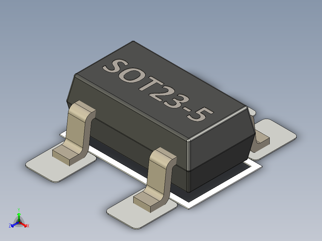 smt贴片正等轴测图