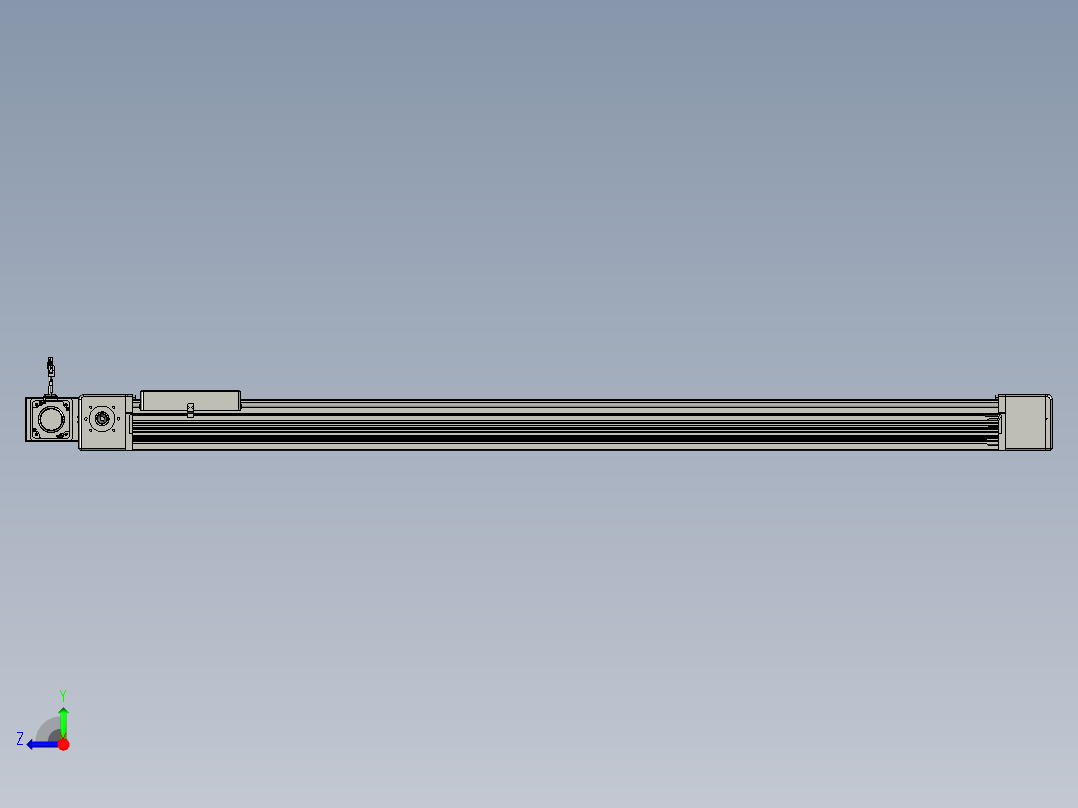 威洛博直线电机模组EB16-L208-S1600-BR-ZP75-MS3-5K右视图