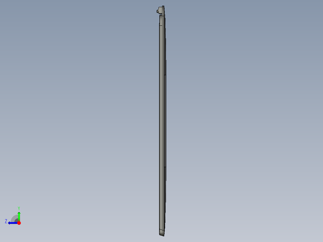 冲压件平板外壳铣外形UG编程程序模型右视图