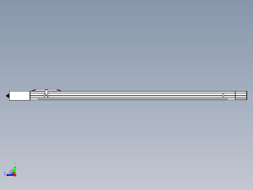Toyo东佑达直线模组-M65-S-X52-1300-R-P40-C4右视图