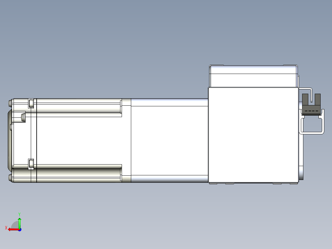 威洛博LB.GB同步带传动--欧规系列LB6A-L130-S1900-BL后视图