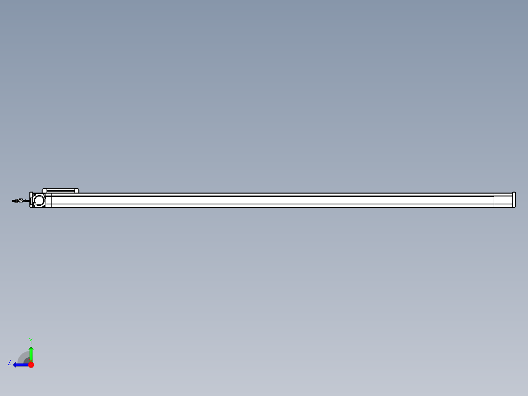 威洛博LB.GB同步带传动--欧规系列LB6A-L130-S1900-BL右视图