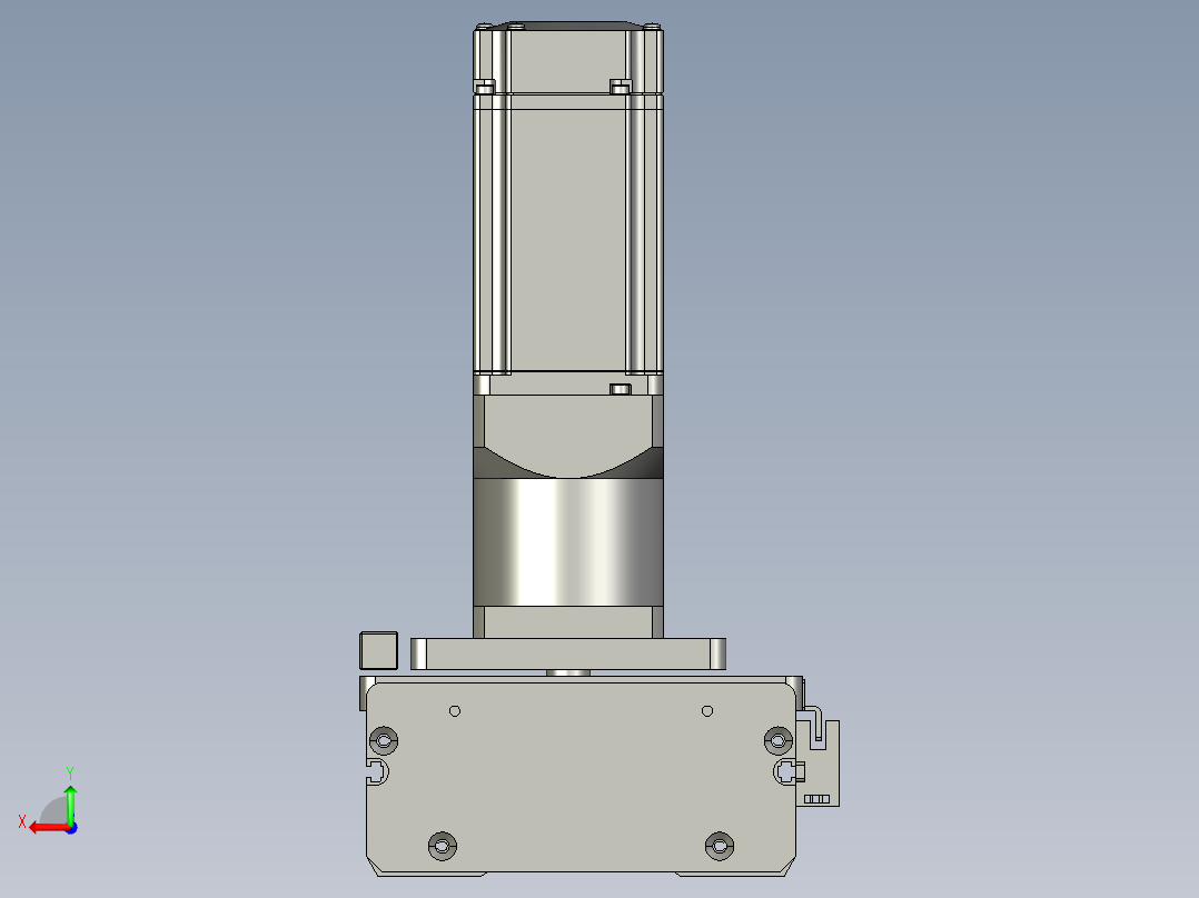 东锦齿条传动DH136G-S650-BU-减速机+P400W后视图