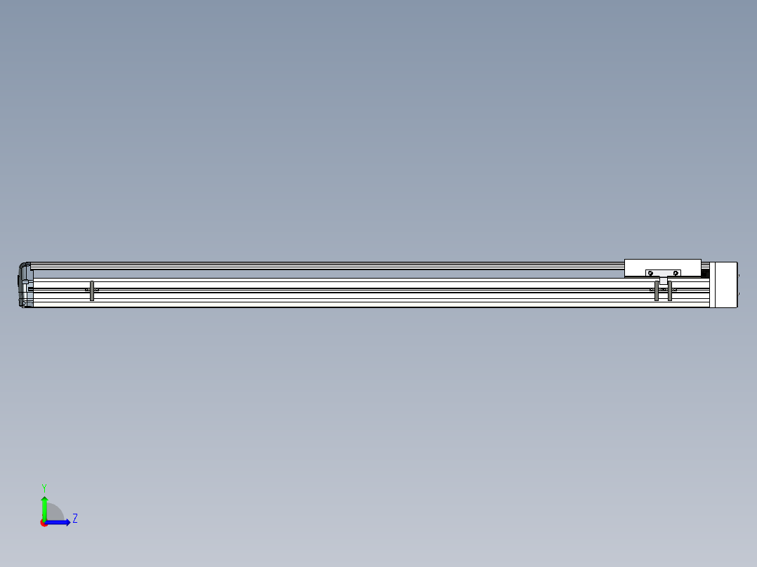 Toyo东佑达直线模组-ETH17-1150-BL-M40左视图
