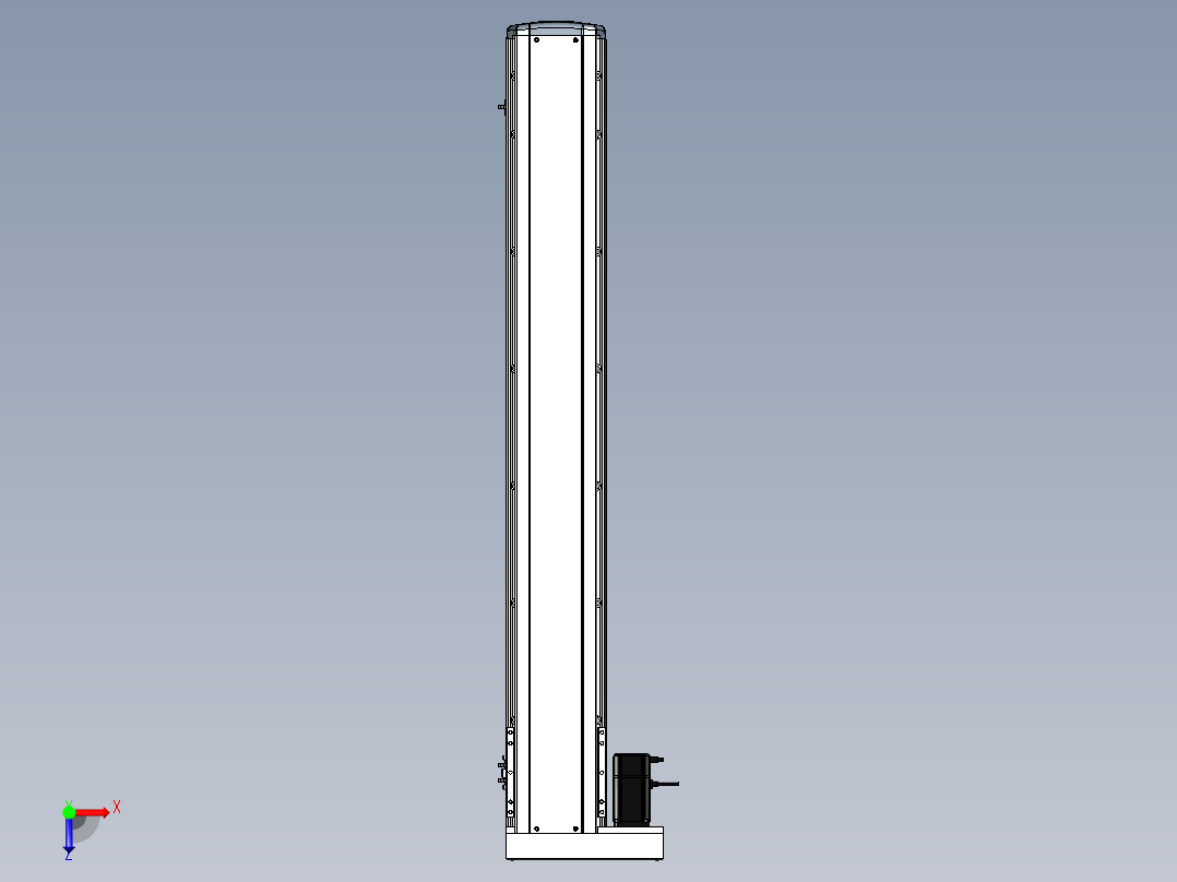 Toyo东佑达直线模组-ETH17-1150-BL-M40俯视图