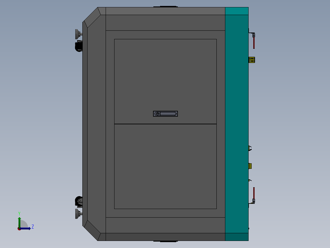 升降式载具供料机sw18可编辑左视图