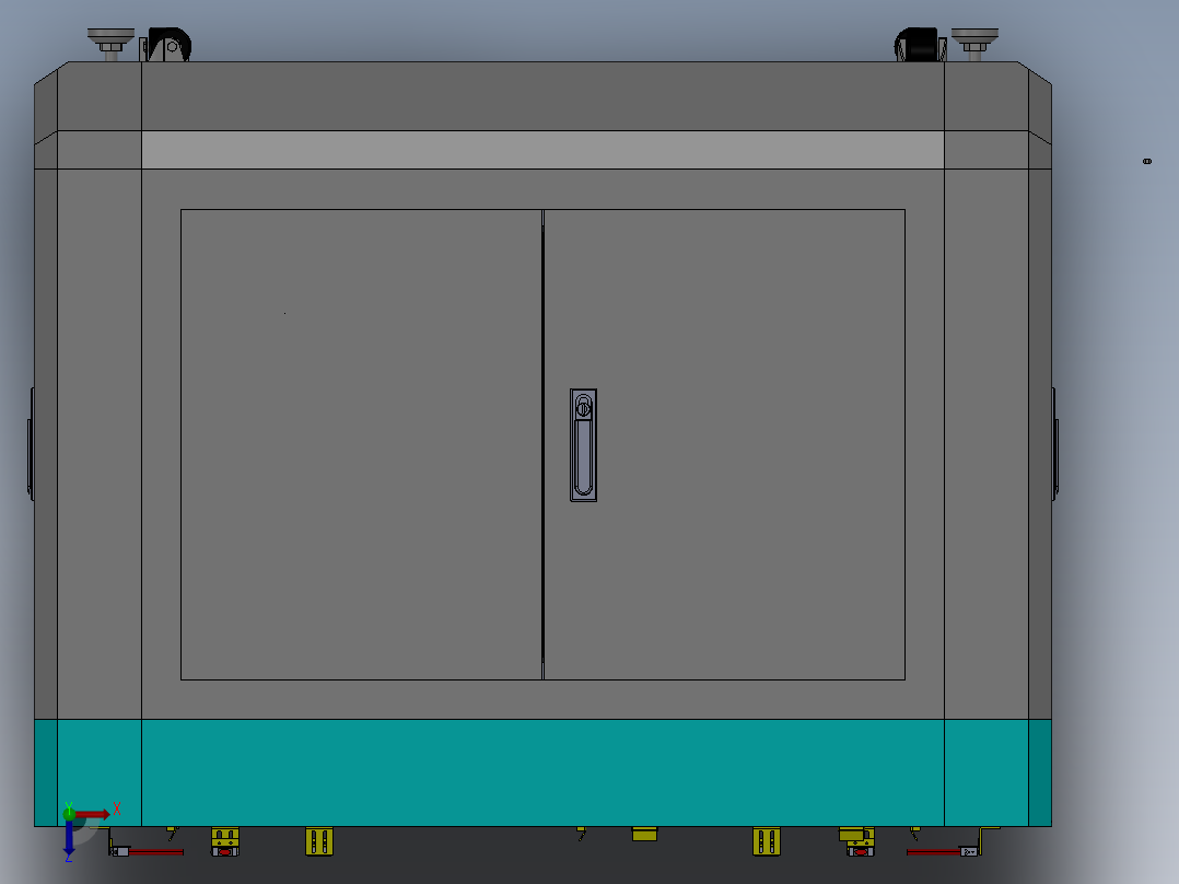 升降式载具供料机sw18可编辑俯视图