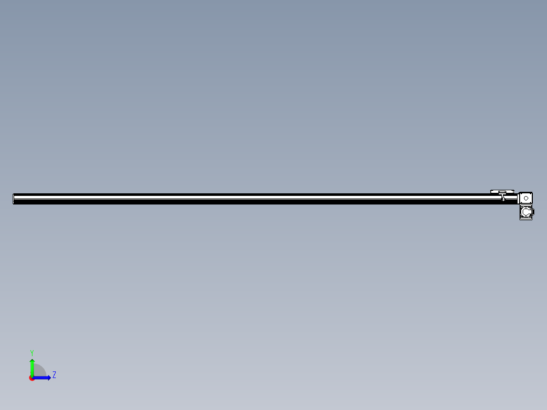 同步带全封闭直线模组TPA-HCB-105D-90-L2500-RP-C-P20-N3左视图