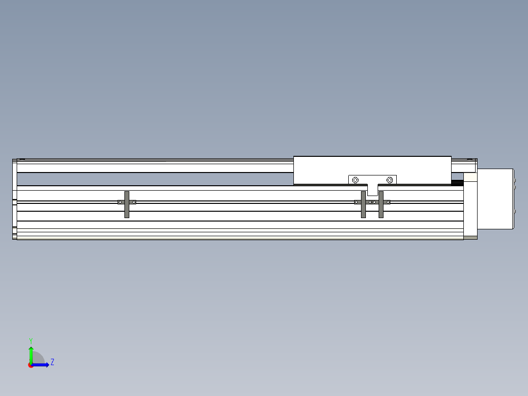 Toyo东佑达直线模组-ETH22-350-BL-400W左视图