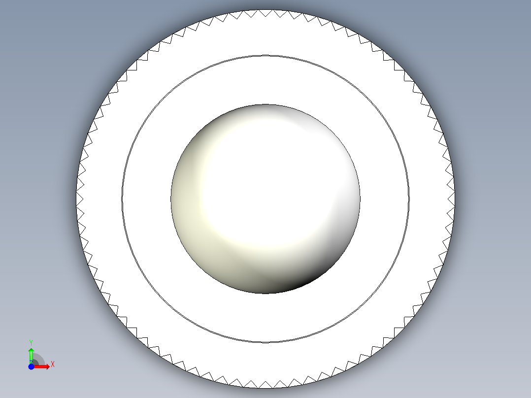 側向式定位柱(塑膠梢A)2215-3D多系列多零件图纸模型前视图
