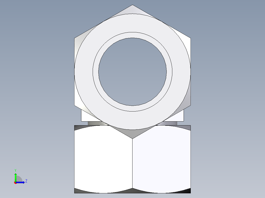 卡套式工业通用硬管接头EO_Swivel_nut_branch_tee_ET28L71左视图