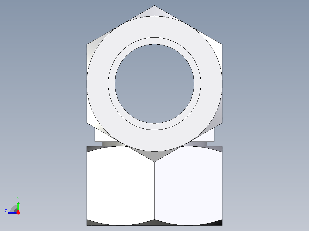 卡套式工业通用硬管接头EO_Swivel_nut_branch_tee_ET28L71右视图