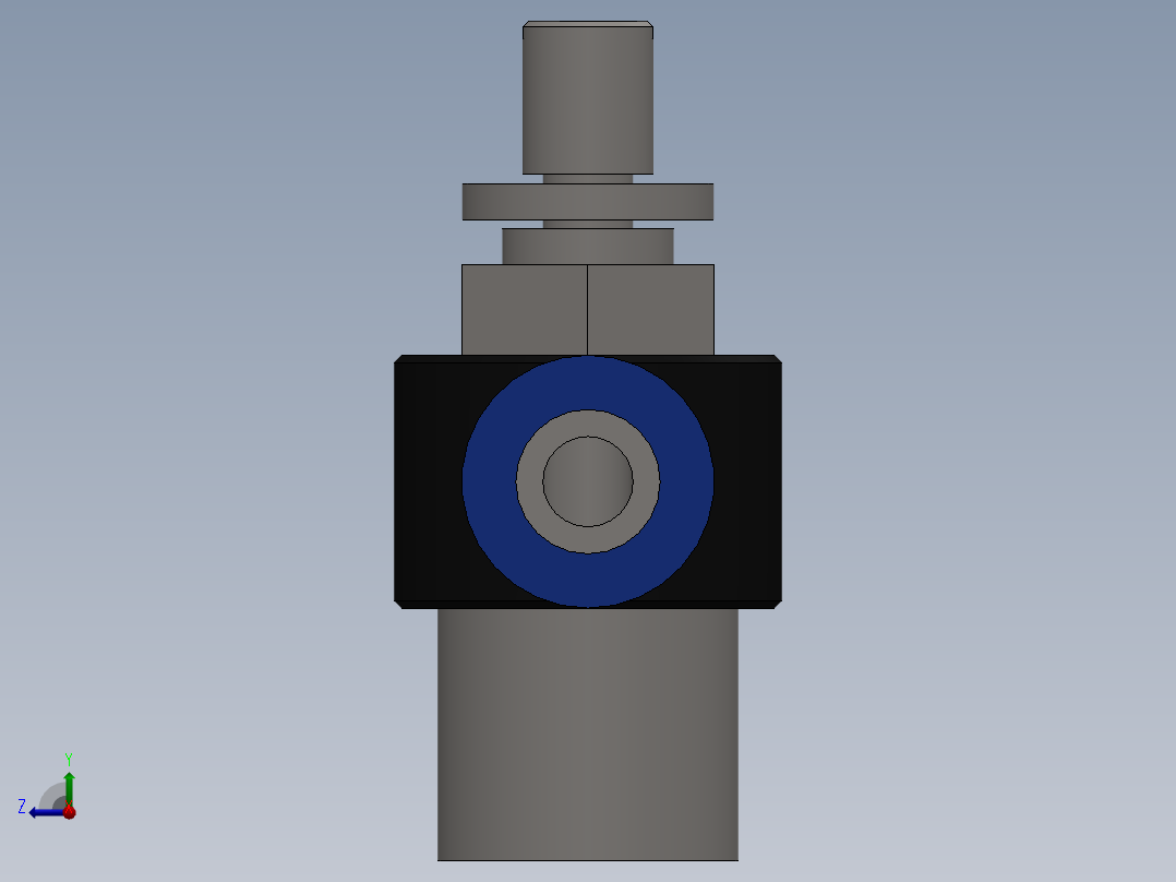 Ø8 x 3-8 - CONTROLE DE FLUXO 90° BANJO (C0K510838)右视图