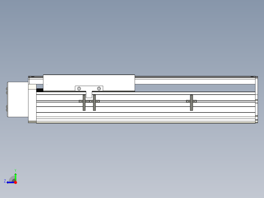 Toyo东佑达直线模组-ETH22-250-BR-400W右视图