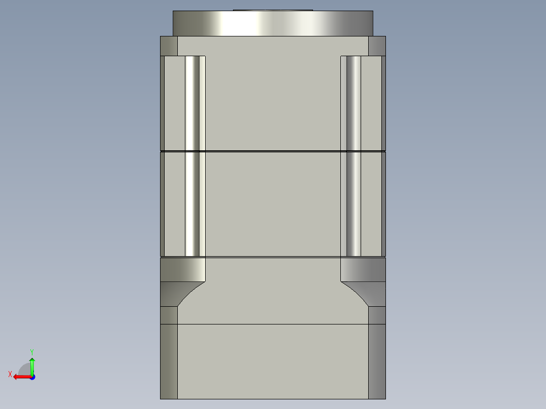 斜齿孔PGH090-L1 14-50-70-M5后视图