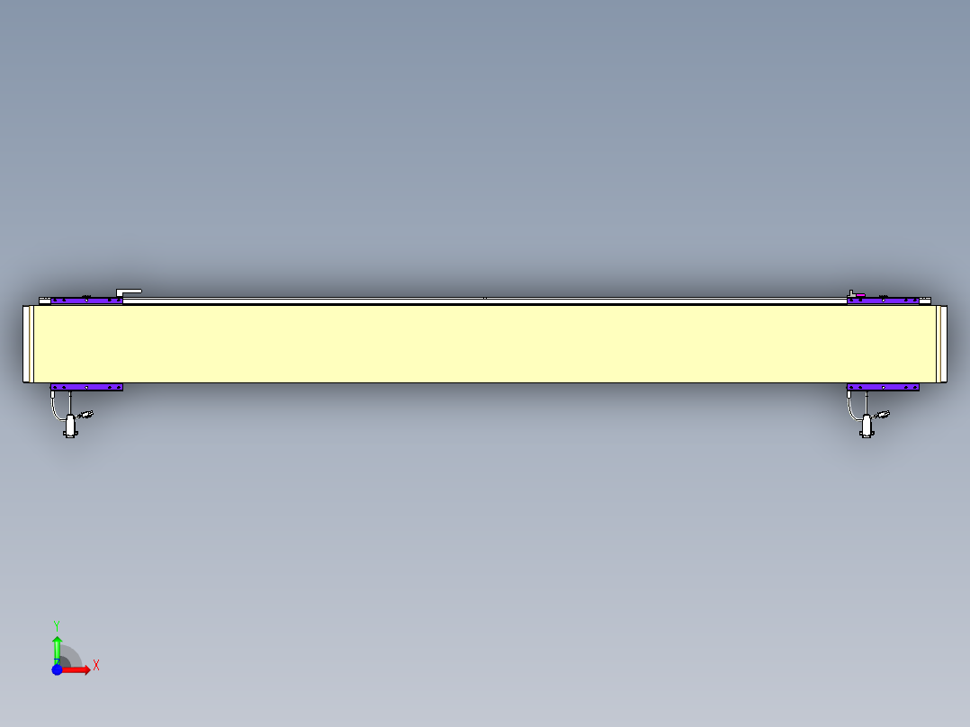 威洛博VL系列直线电机模组-2VL17E2-S1550前视图