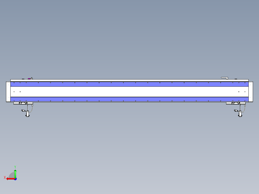 威洛博VL系列直线电机模组-2VL17E2-S1550后视图