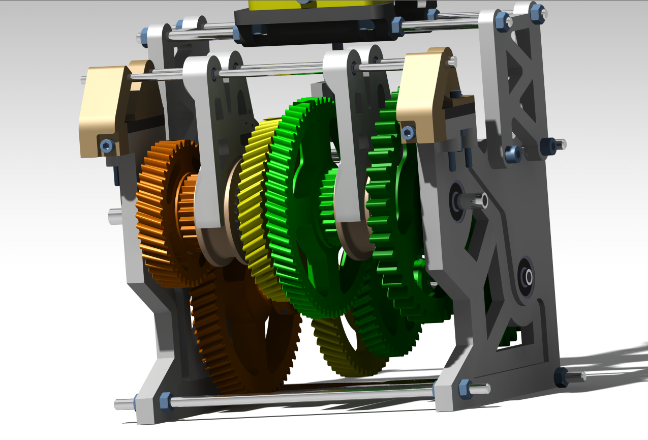 4转速4档变速箱
