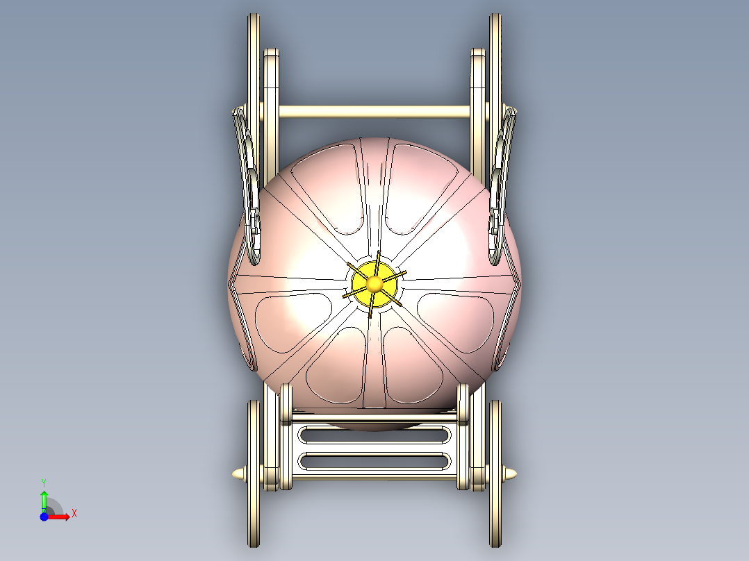 欧式雕花前视图