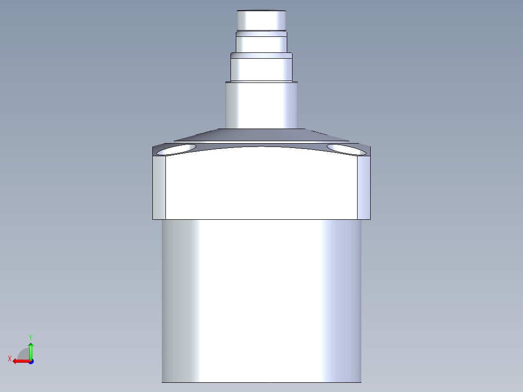 KOSMEKLC0552-CxM-E多系列多零件图纸模型后视图