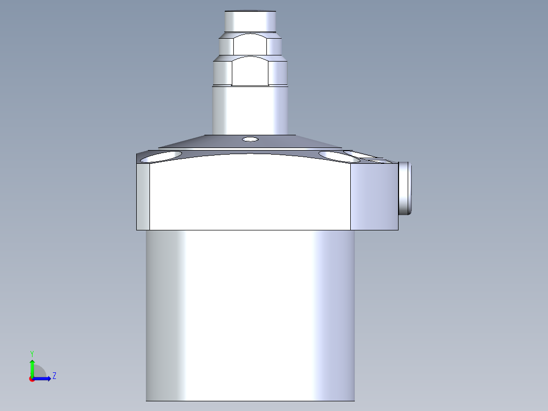 KOSMEKLC0552-CxM-E多系列多零件图纸模型左视图