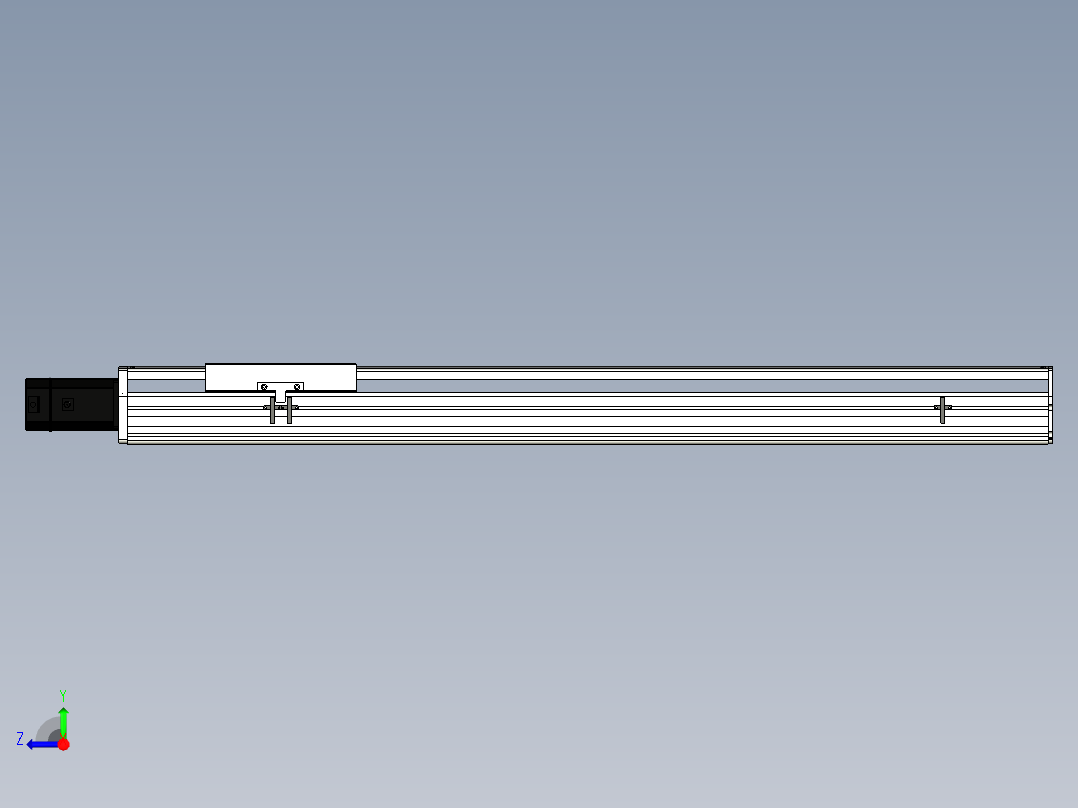 Toyo东佑达直线模组-ETH22-1000-BC-750W右视图