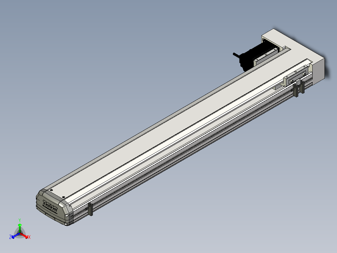 Toyo东佑达直线模组-ETH13-850-BL-200W主视图