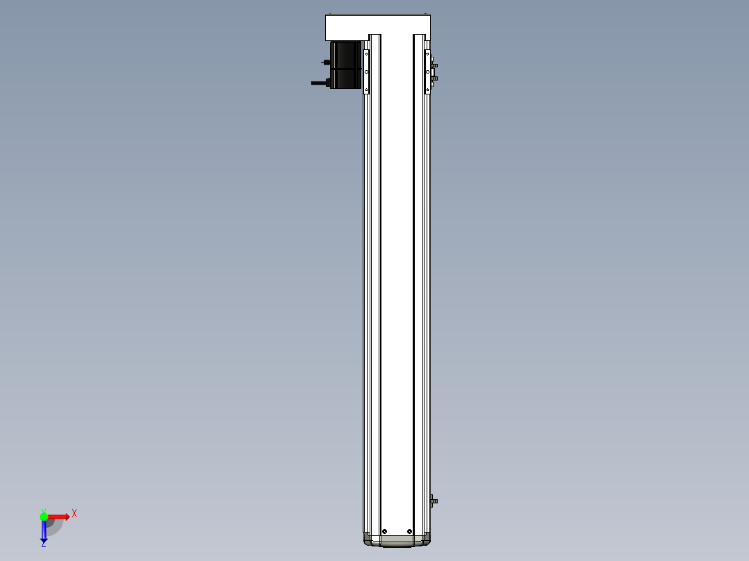 Toyo东佑达直线模组-ETH13-850-BL-200W俯视图