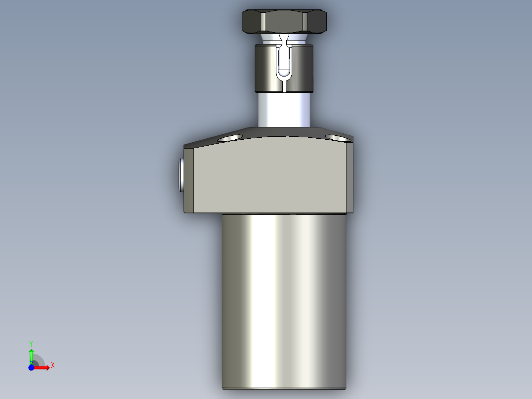KOSMEKLHS0360-GR多系列多零件图纸模型前视图