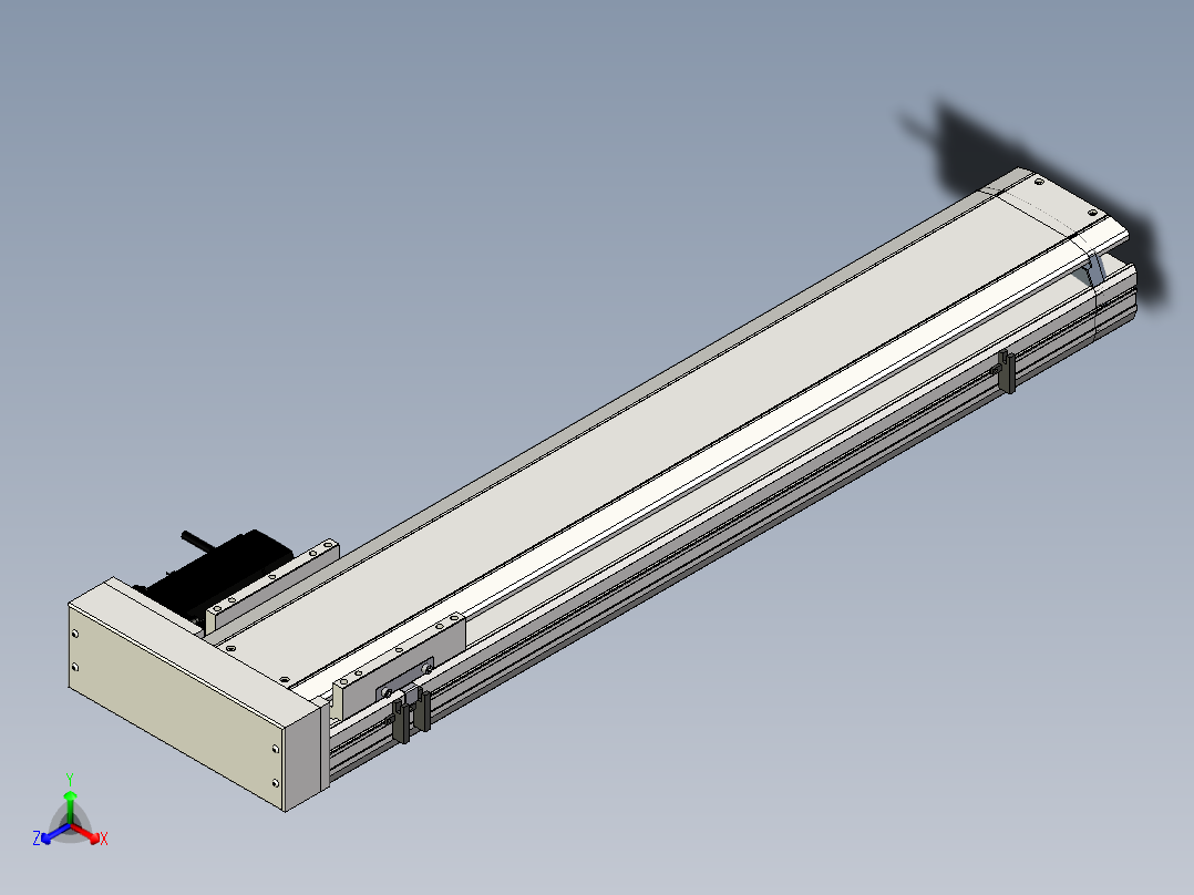 Toyo东佑达直线模组-ETH17-800-BR-M75正等轴测图