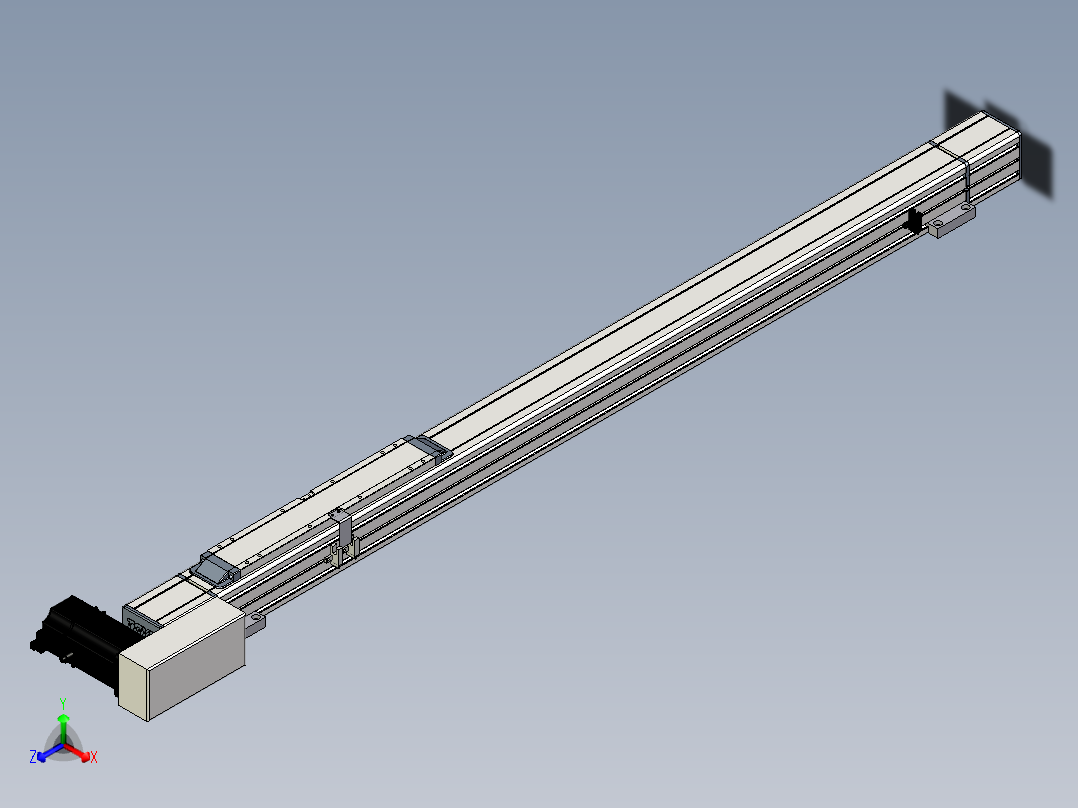 Toyo东佑达直线模组-M65-M-800-R-M40-C4主视图